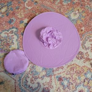Baggu foldable hat in lilac